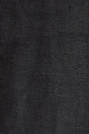 Product shot of the Studio Linen Shirt in colour Ebony (Black), detail