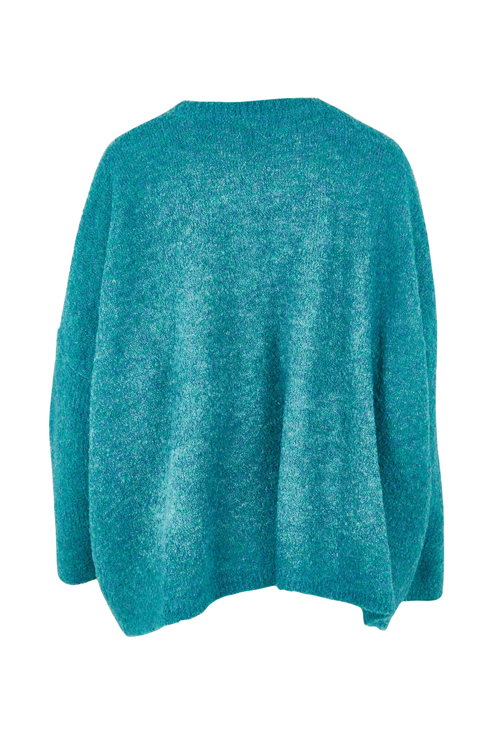 Product shot of the Folie Relaxed Knit in colour Largo (Blue), from the back