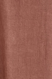 Product shot of the Studio Linen Short Tank Dress – Chocolate in colour Chocolate, showing detail