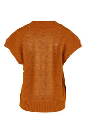 Orin Knit Vest - Caramel