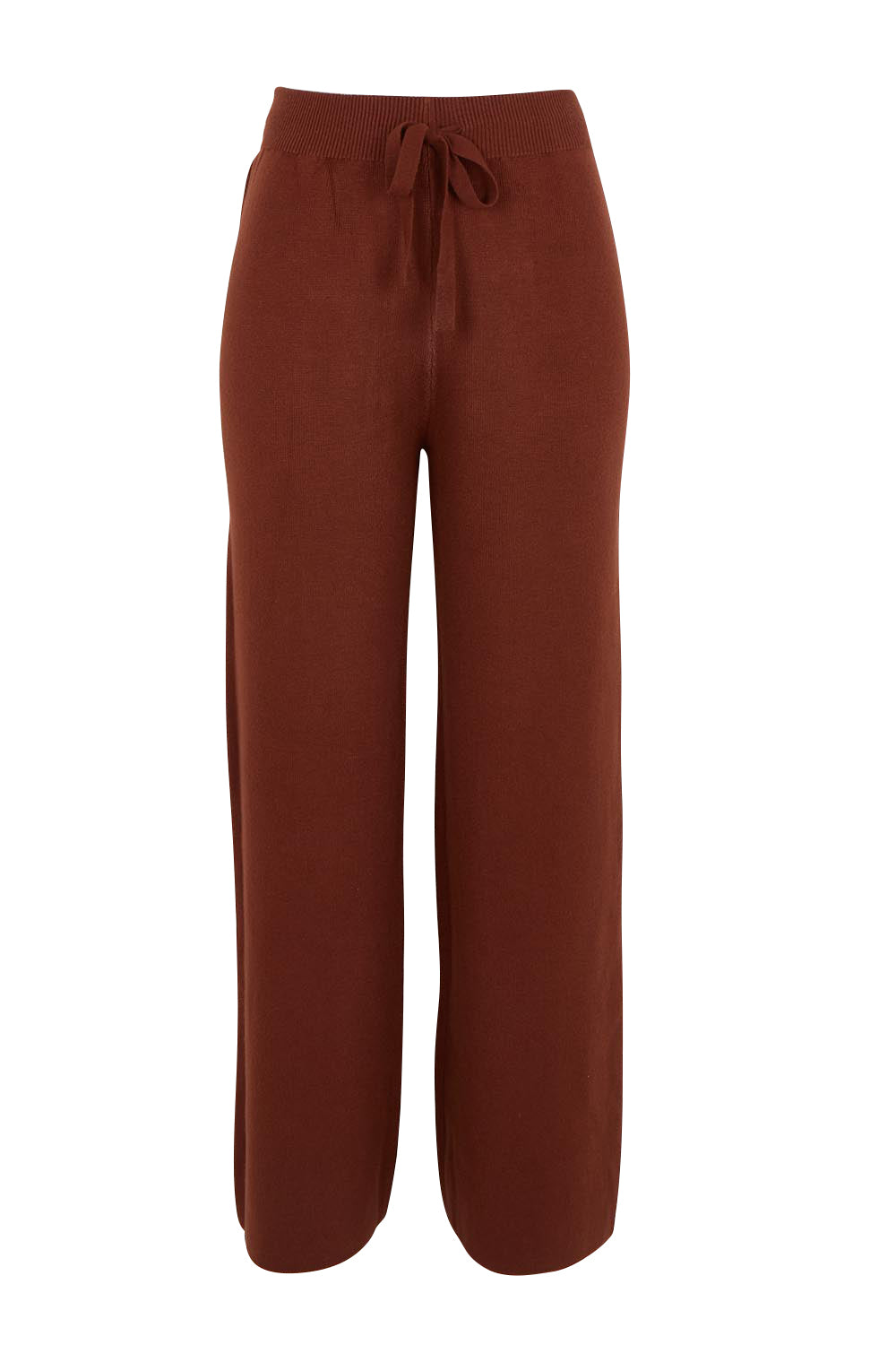 Samira Knit Pant - Mahogany