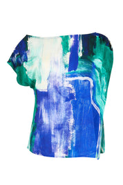 Product shot of the Palmera Top – Seafoam in colour Seafoam, from the front