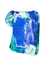 Product shot of the Palmera Top – Seafoam in colour Seafoam, from the front
