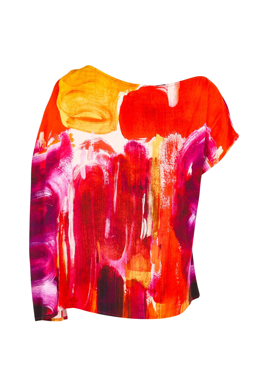 Product shot of the Palmera Top – Solara in colour Solara, from the back