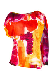 Product shot of the Palmera Top – Solara in colour Solara, from the front
