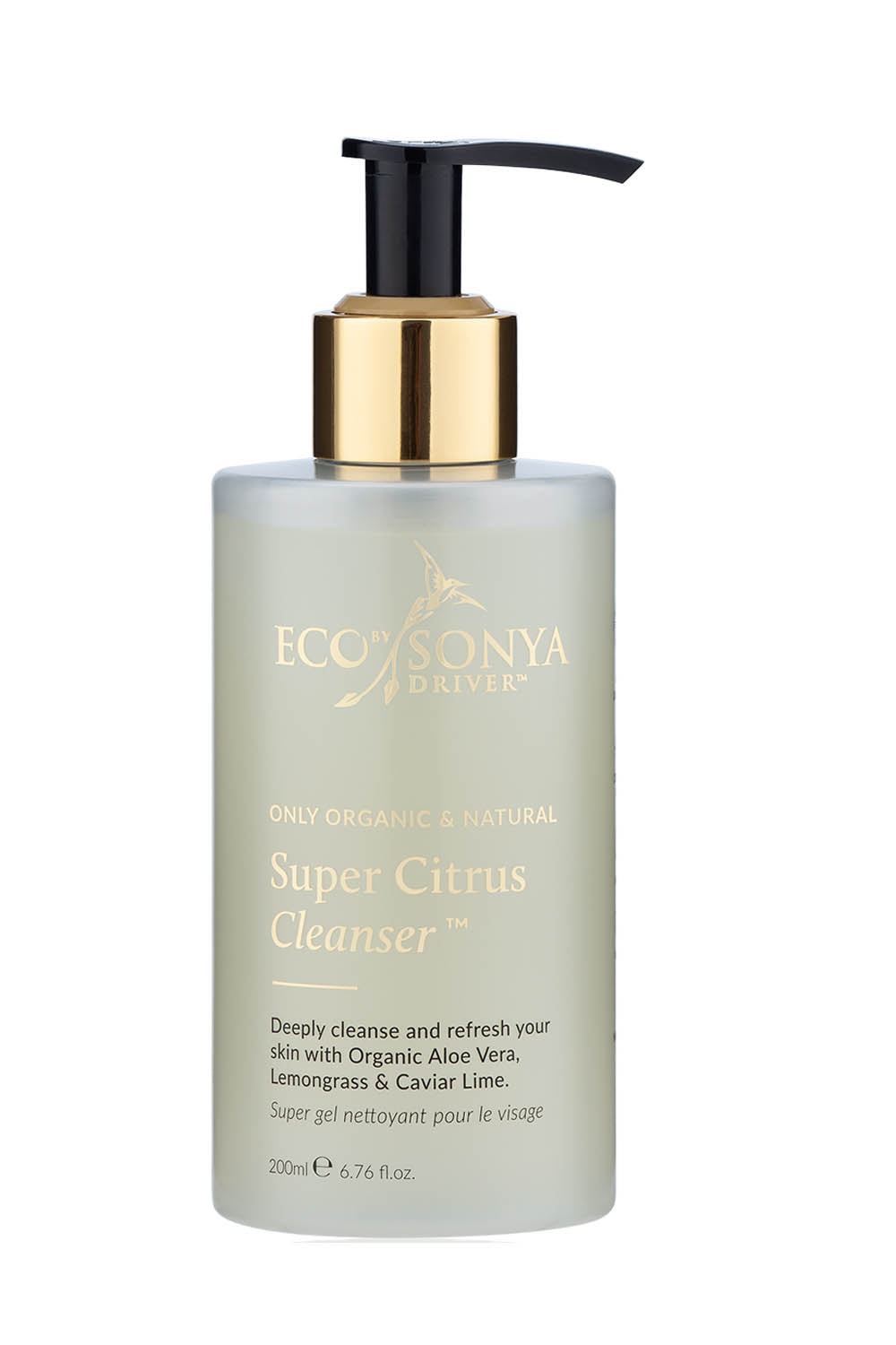 Product shot of the Super Citrus Cleanser in colour Natural, from the front