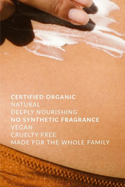 Product shot of the Coconut Body Milk - Milk in colour Milk, from the back