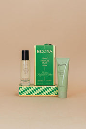 Product shot of the Festive Fragrance Duo Gift Set - Frenchpear in colour Frenchpear, from the back