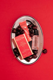 Product shot of the Festive Fragrance Duo Gift Set - Guavalychee in colour Guavalychee, from the back