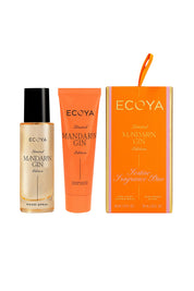 Product shot of the Festive Fragrance Duo Gift Set - Mandaringin in colour Mandaringin, from the front