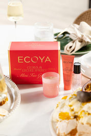 Product shot of the Mini Trio Gift Set - Guavalychee in colour Guavalychee, from the back