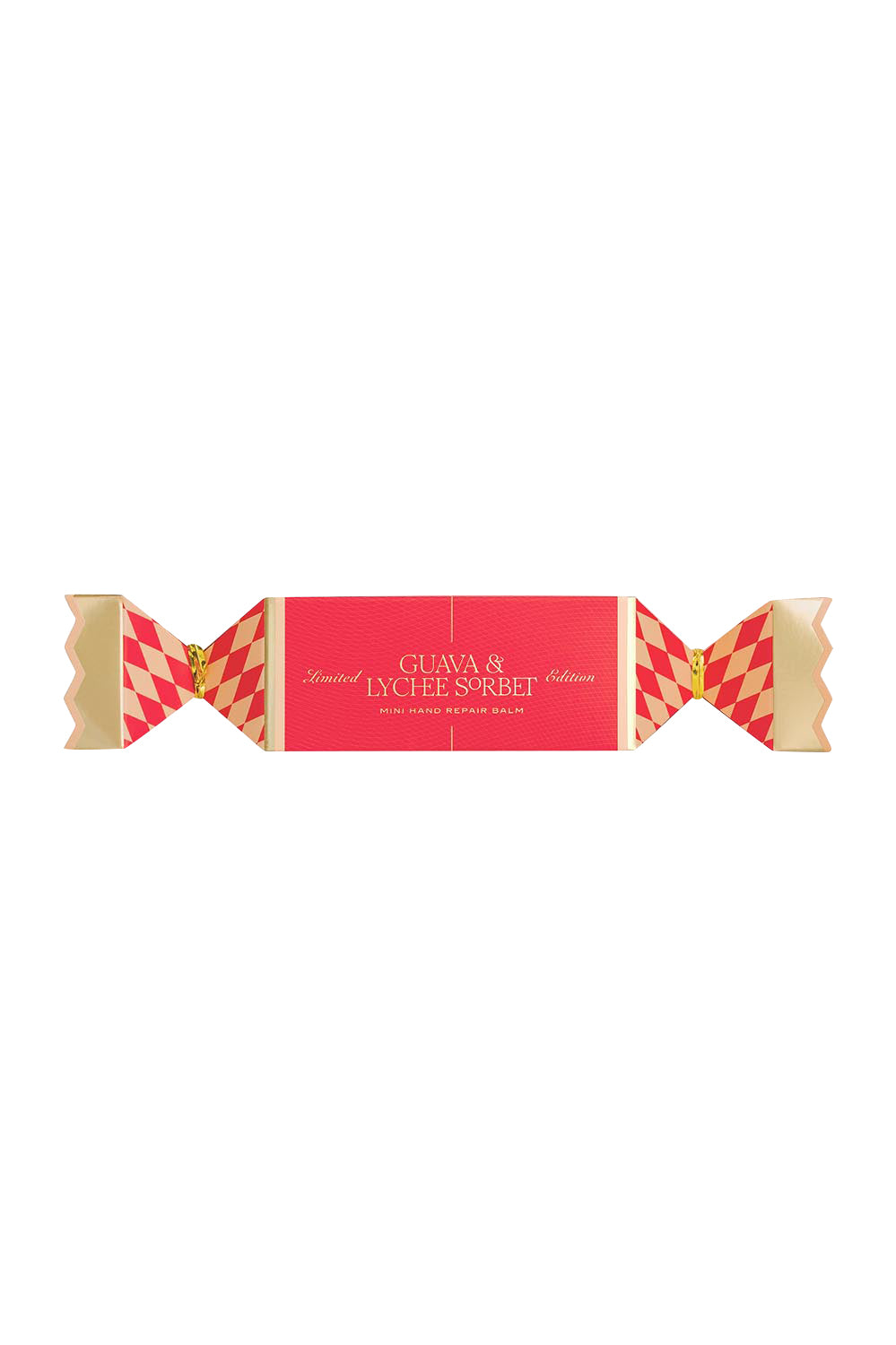 Product shot of the Hand Cream Bon Bon - Guavalychee in colour Guavalychee, from the front