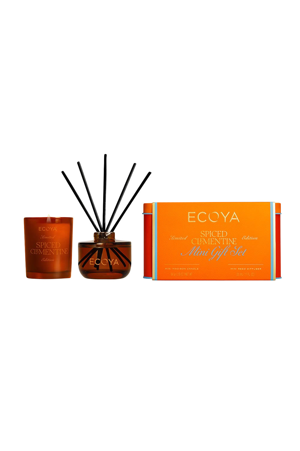 Product shot of the Mini Gift Set - Spicedclementine in colour Spicedclementine, from the front