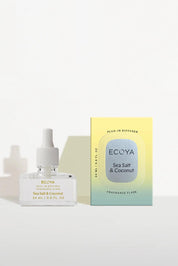 Product shot of the Plug In Diffuser Fragrance Flask - Seasaltcoconut in colour Seasaltcoconut, from the front