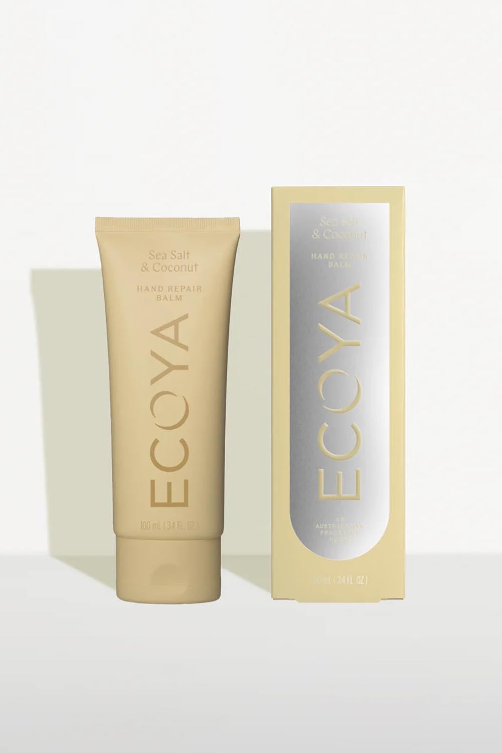 Product shot of the Hand Repair Balm - Seasaltcoconut in colour Seasaltcoconut, from the front