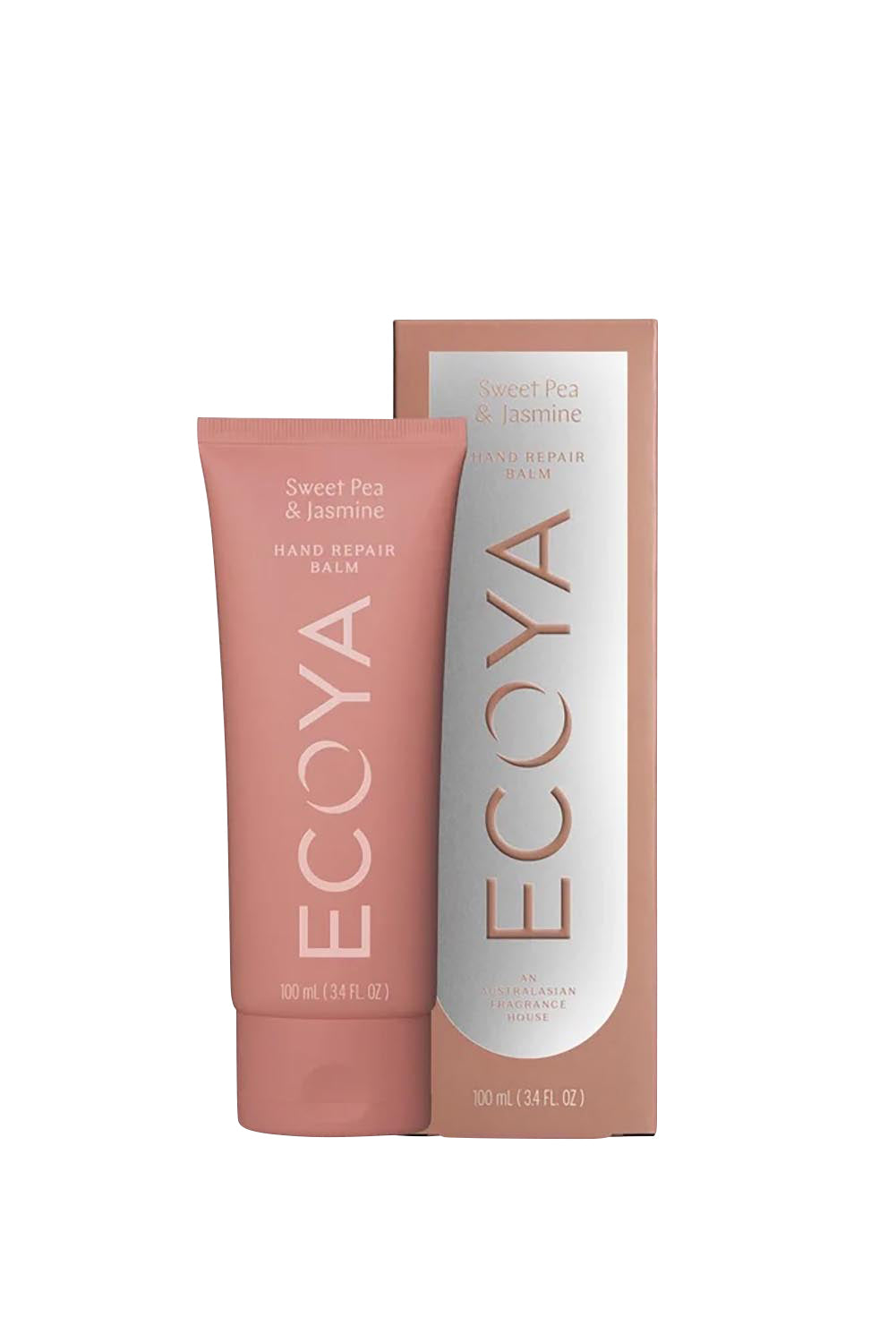Product shot of the Hand Repair Balm - Sweetpea in colour Sweetpea, from the front
