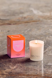 Product shot of the Mini Madison Candle - Mandaringin in colour Mandaringin, from the back