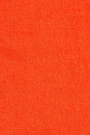 Product shot of the Rosa Top in colour Tangello (Red), detail