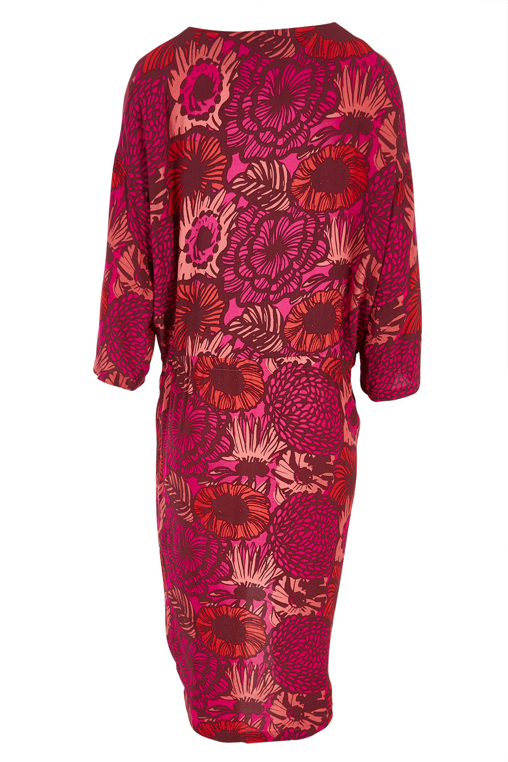 Preloved Bouquet Tie Dress - FloralPink