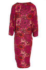 Preloved Bouquet Tie Dress - FloralPink