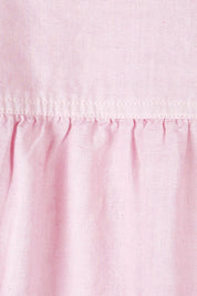 Product shot of the Rowan Shirt in colour Pwderpink (Pink), detail