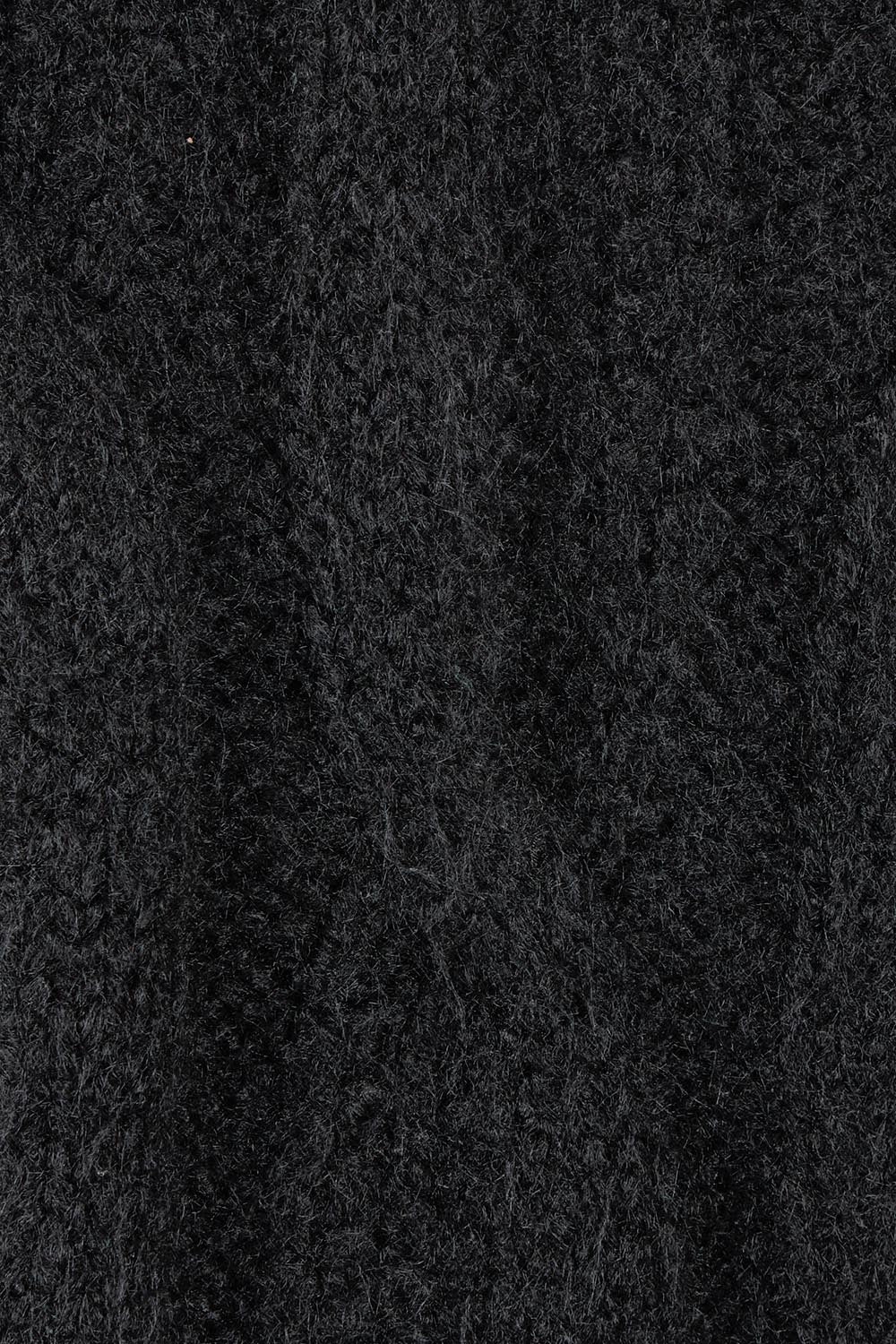 Product shot of the Tallulah Cable Knit in colour Black (Black), detail