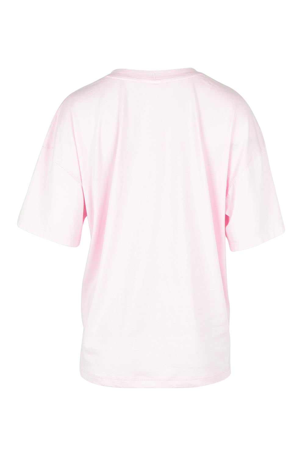 Product shot of the Limone Fresco Cotton Tee in colour Lightpink (Pink), from the back