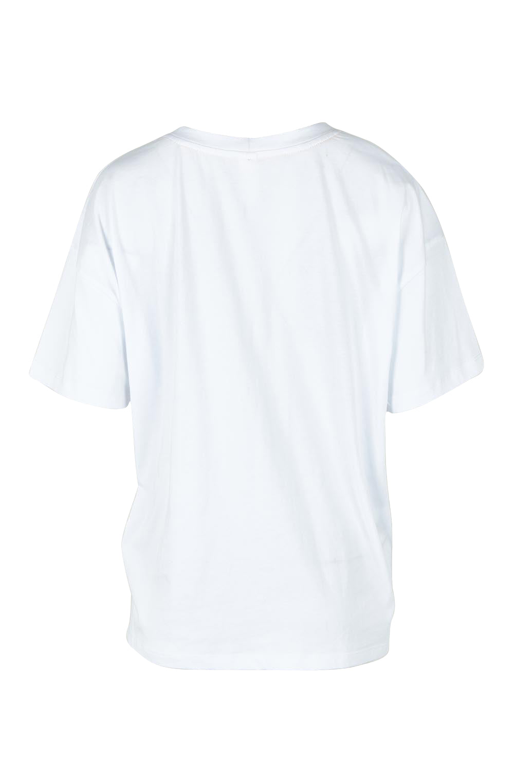 Product shot of the Limone Fresco Cotton Tee in colour White (White), from the back
