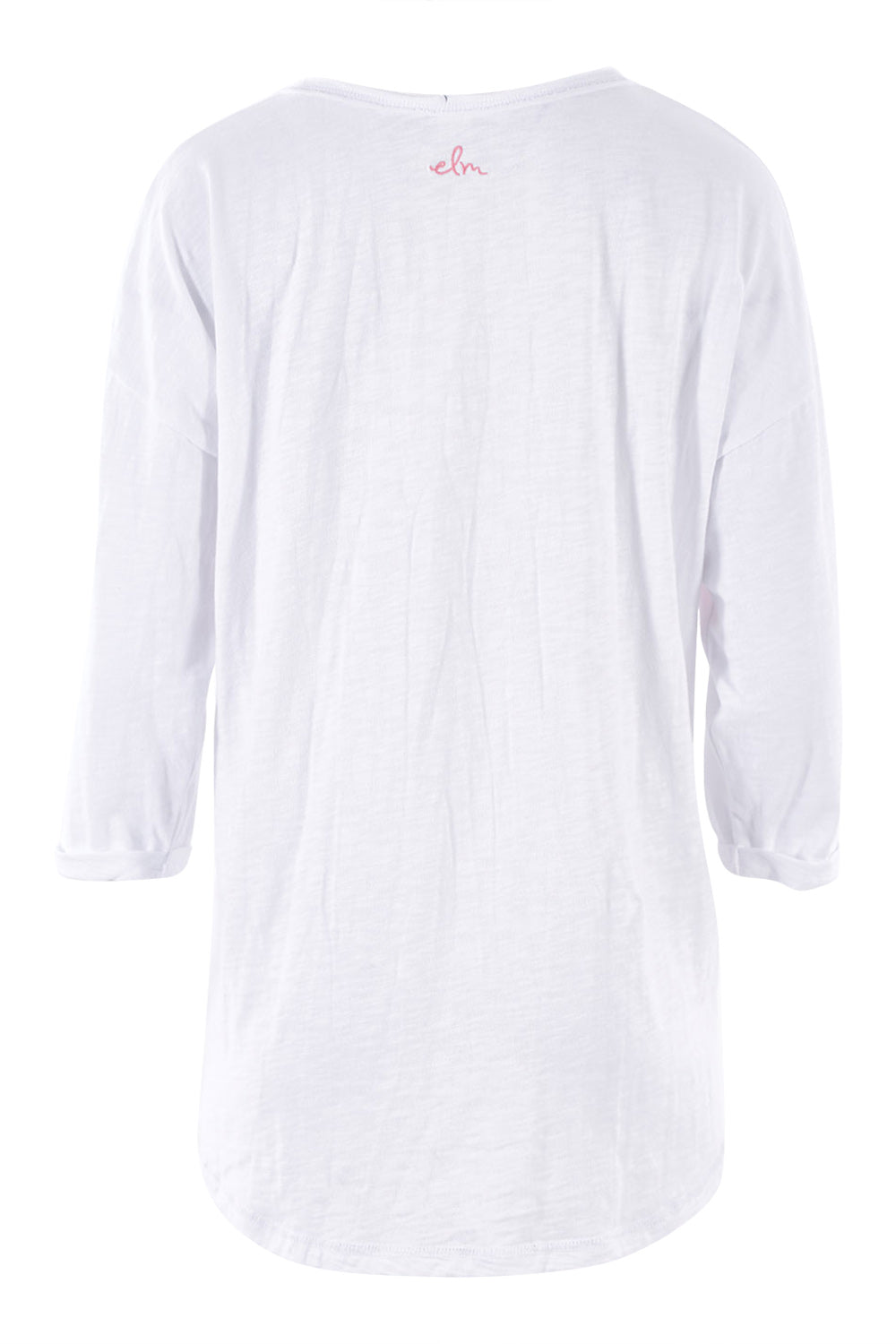 Product shot of the Sunset Sweat in colour White (White), from the back