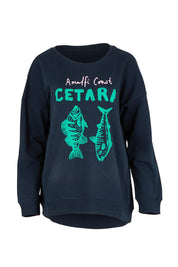 Cetara Cotton Crew - Navy