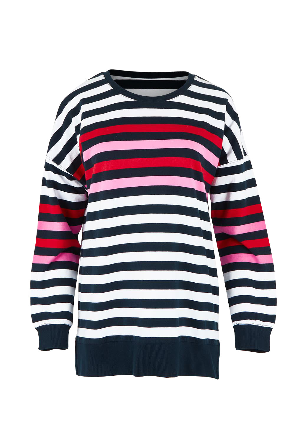 Lollipop Cotton Crew – Navywhite