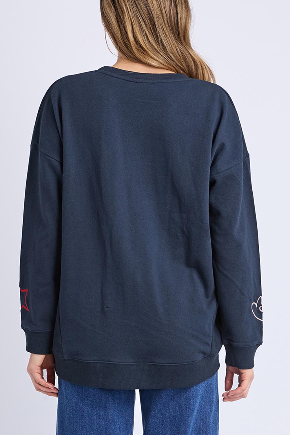 Noor Cotton Crew – Navy