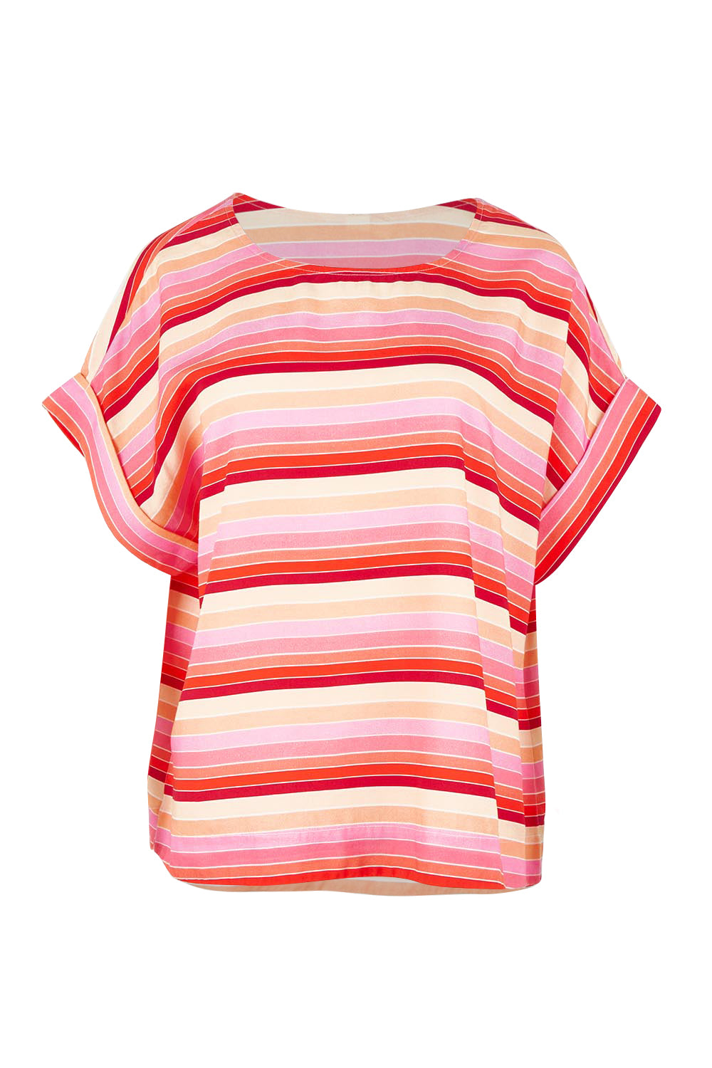 Product shot of the Sunset Tee – Multi in colour Multi, from the front
