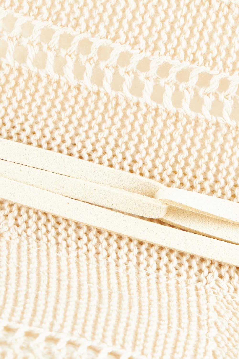 Product shot of the Tropic Foldable Hat in colour Birch, detail