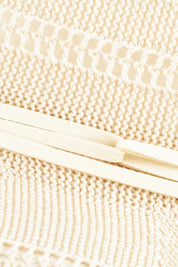 Product shot of the Tropic Foldable Hat in colour Birch, detail