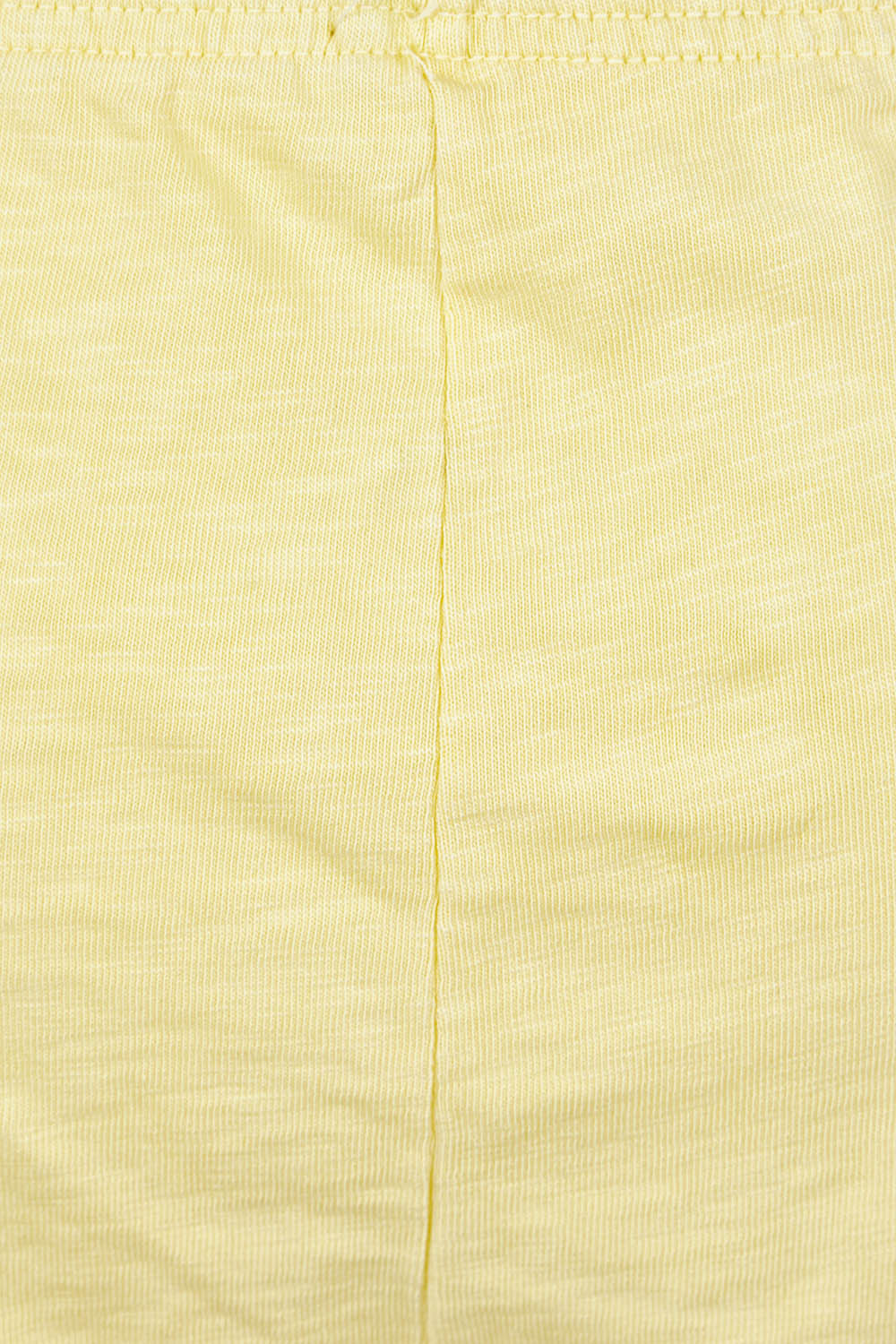Product shot of the Fundamental Brunch Cotton Pant in colour Banana, detail