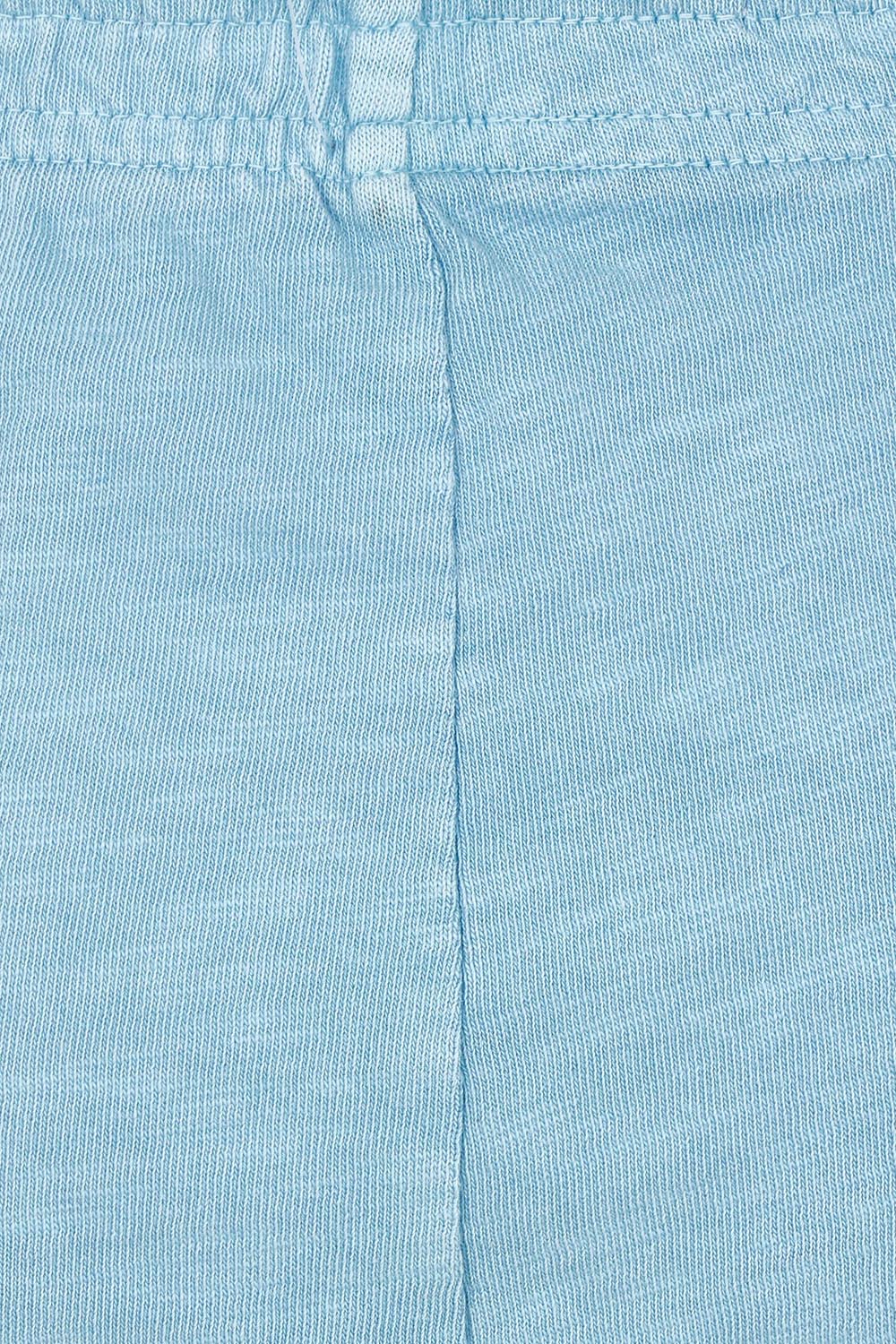 Product shot of the Fundamental Brunch Cotton Pant in colour Duskblue (Blue), detail