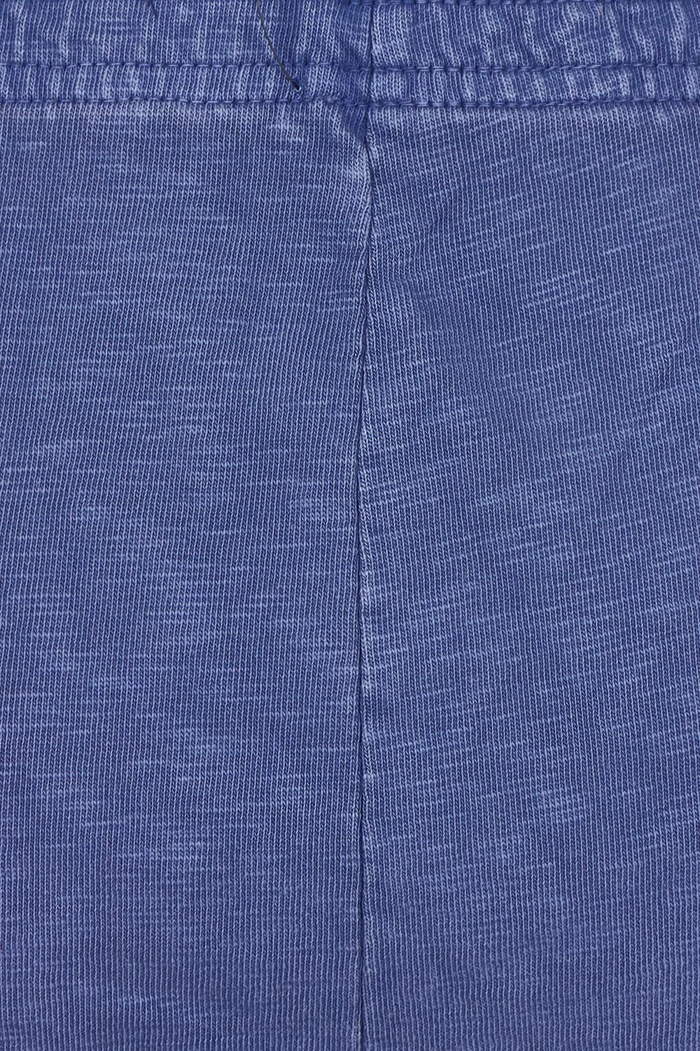 Product shot of the Fundamental Brunch Cotton Pant in colour Vintagebl (Blue), detail