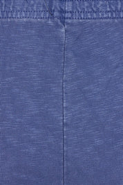Product shot of the Fundamental Brunch Cotton Pant in colour Vintagebl (Blue), detail