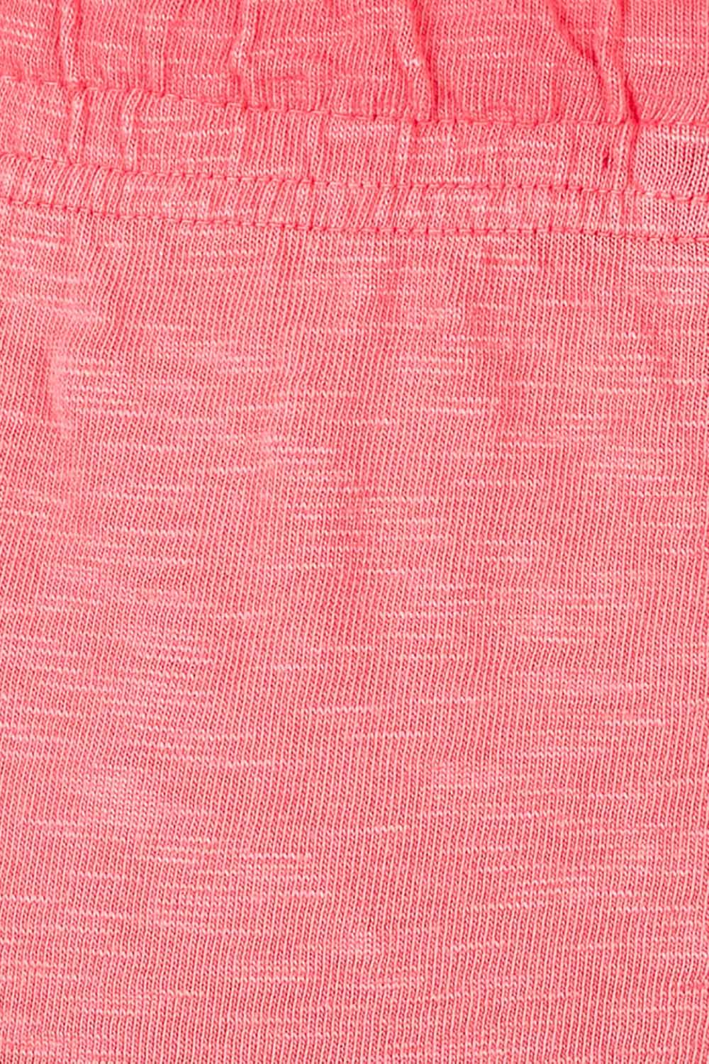 Product shot of the Fundamental Brunch Cotton Pant in colour Watermelon (Red), detail
