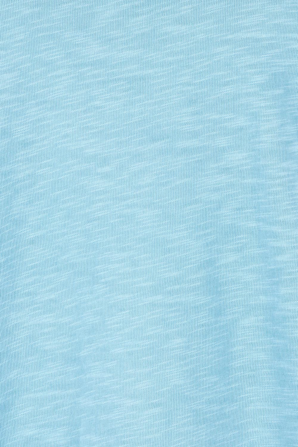 Product shot of the Fundamental Mazie Cotton Sweat Top in colour Duskblue (Blue), detail