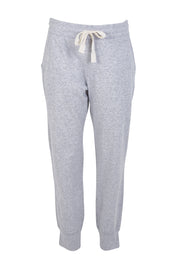 Product shot of the Fundamental Wash Out Pant in colour Greymarle (Grey), from the front