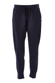 Product shot of the Fundamental Wash Out Pant in colour Navy (Blue), from the front