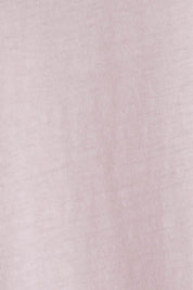 Product shot of the Fundamental Rib Long Sleeve Tee in colour Powderpink (Pink), detail