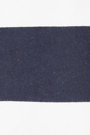 Product shot of the Fundamental Block Stripe Crew in colour Navywhite (Blue), detail