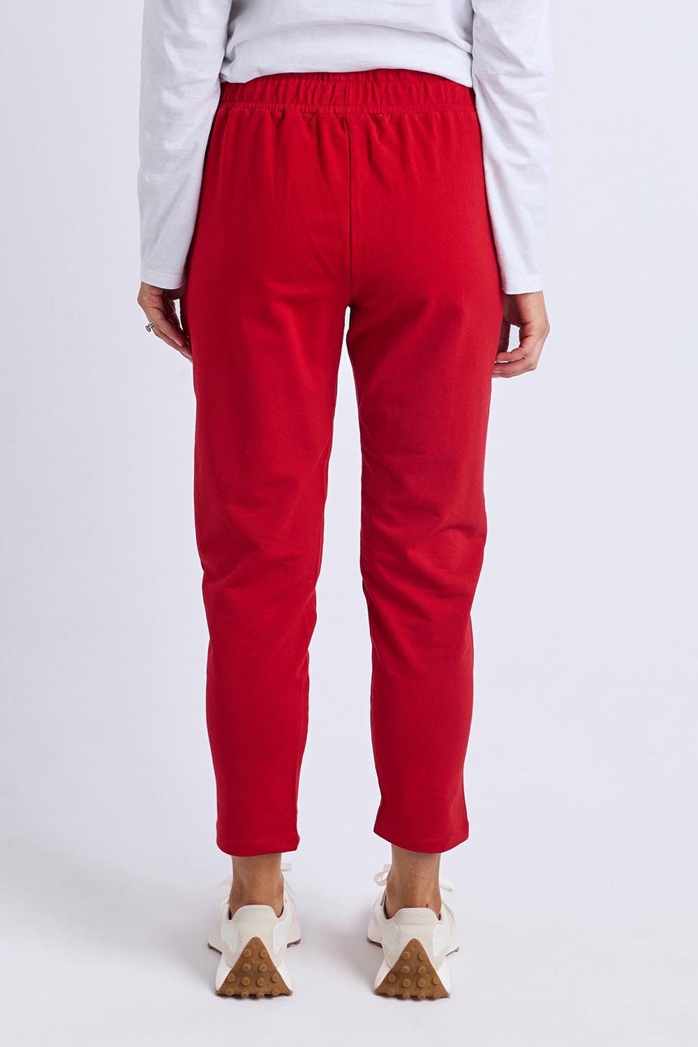 Fundamental Lobby Cotton Pant – Cranberry