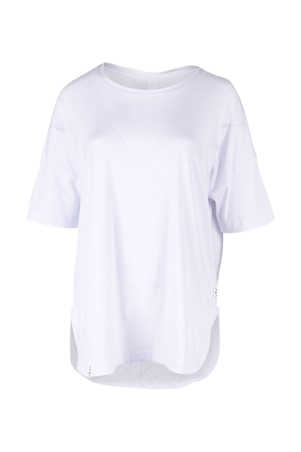 Product shot of the Fundamental Soceity S/S Tee in colour White (White), from the front