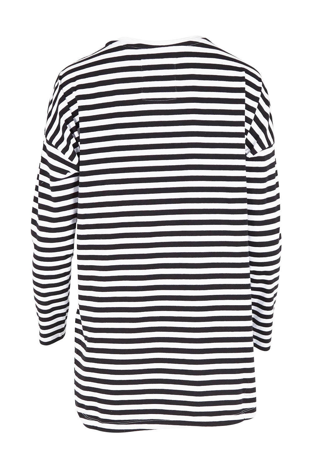 Preloved Fundamental Lauren Stripe LS Tee - Blkwhte