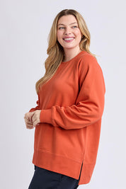Fundamental Melbourne Cotton Crew – Brntorange