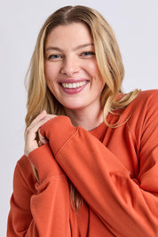 Fundamental Melbourne Cotton Crew – Brntorange